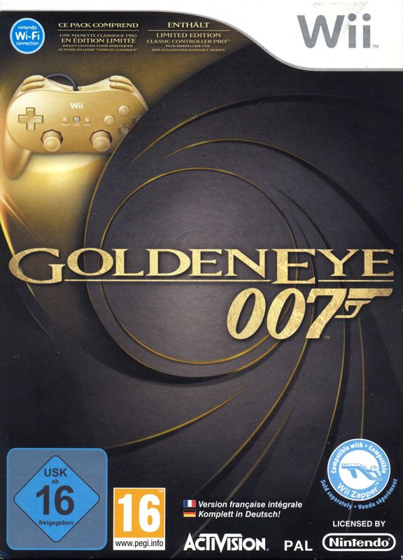007 GoldenEye box art for Wii